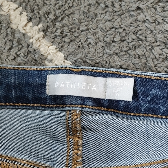 NWT Athleta Sculptek™ Skinny Jean Azure Wash Sz 6 - Picture 10 of 11